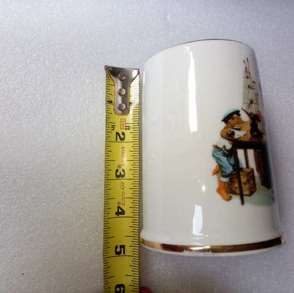 Vintage 1985 Norman Rockwell "For a good boy" Museum Tall Coffee Mug - Picture 4 of 9